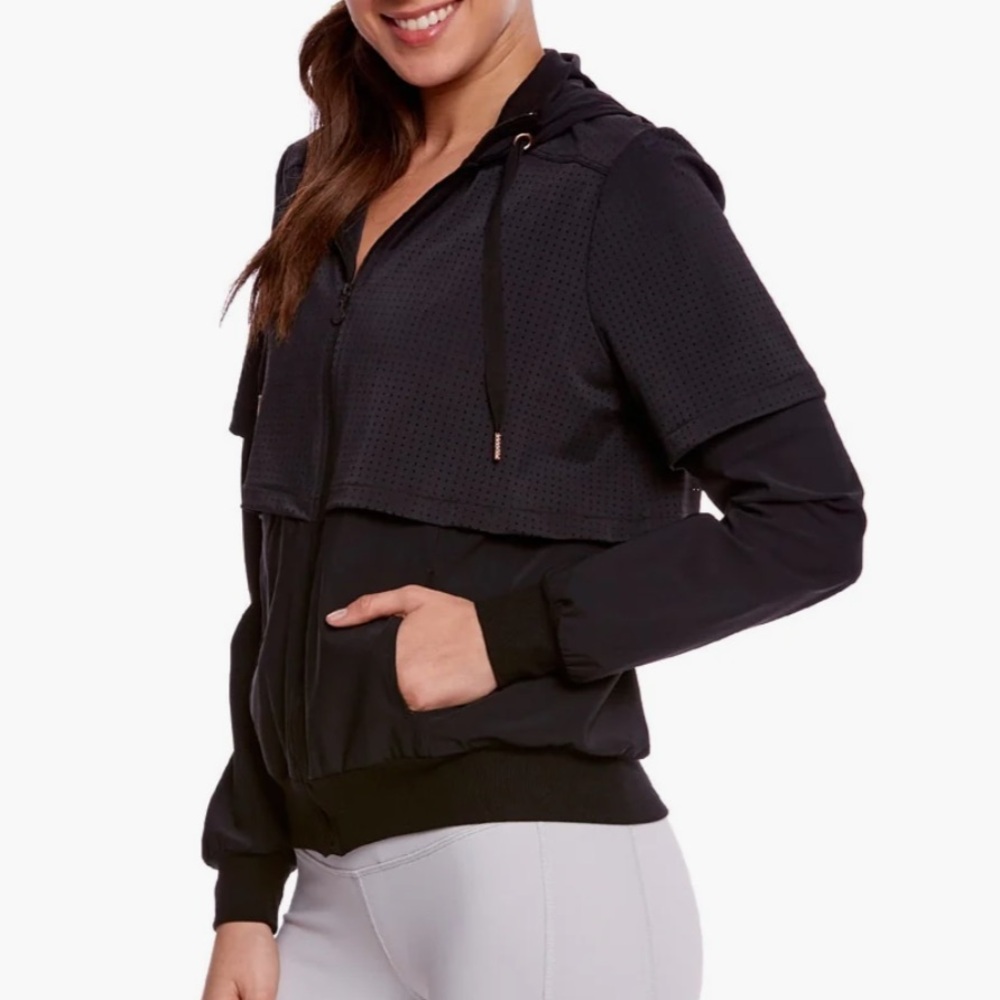 BEYOND YOGA Picture Perforated After Workout Jacket